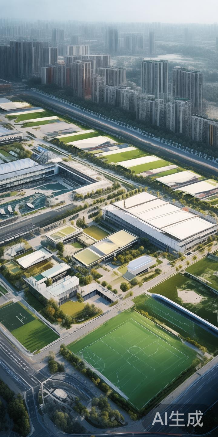 江南CBD区域的体育场馆布局体现出“功能多元、设计